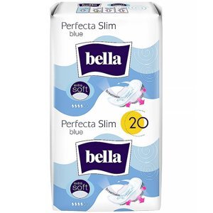 BELLA Perfecta Slim Blue Hygienické vložky s křidélky 20 ks