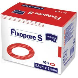 MATOPAT Fixopore S sterilní náplast ovál 6,5 x 9,5cm 50 kusů