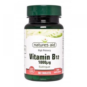 NATURES AID Vitamin B12 - 1000 mcg 90 tablet