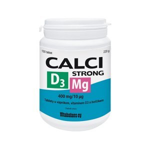 CALCI STRONG + Mg + vitamím D3 150 tablet