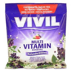 VIVIL Multivitamín černý bez cukru 60 g