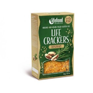 LIFEFOOD Life crackers rozmarýnové 90 g BIO