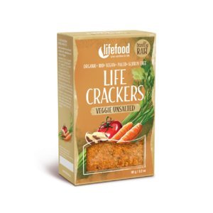 LIFEFOOD Life Crackers zeleninové bez soli 90 g BIO