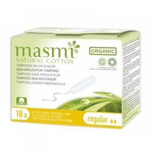 MASMI Regular tampony z organické bavlny 18 kusů