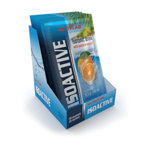 ACTIVLAB Isoactive iontový nápoj s guaranou příchuť pomeranč 20 sáčků