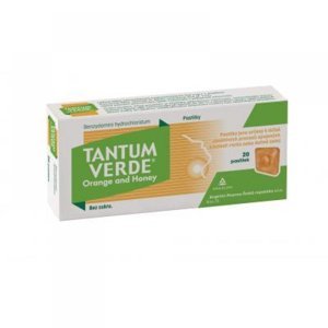TANTUM VERDE ORM Orange and honey pastilky 20x 3 mg