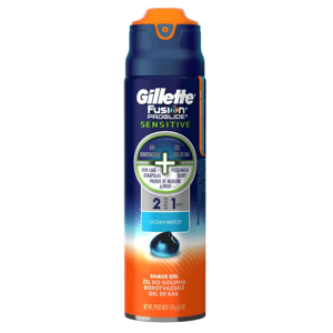 GILLETTE Fusion Sensitive Ocean Breeze 2v1 Gel na holení 170 ml