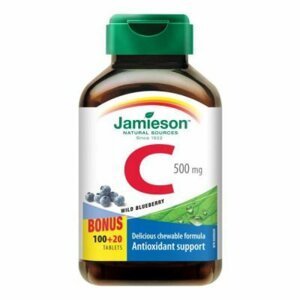 JAMIESON Vitamín C 500mg borůvka 120 tablet