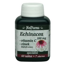 MEDPHARMA Echinacea 100 mg + vitamin C + zinek 67 tablet
