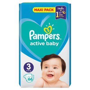 PAMPERS Active Baby Vel.3 Dětské pleny 6-10kg  66 ks