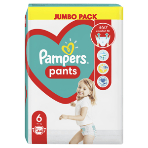 PAMPERS Pants vel.6 15+kg Kalhotkové plenky 44 ks