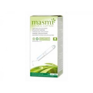 MASMI Tampony s aplikátorem z organické bavlny, Super Plus , 14ks