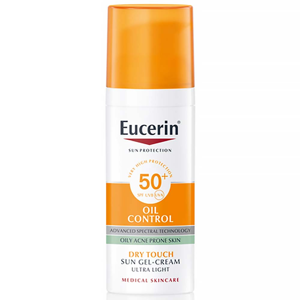 EUCERIN Sun Oil Control Ochranný krémový gel na opalování na obličej SPF 50+ 50 ml