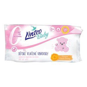 LINTEO Baby Vlhčené ubrousky Soft & Cream 120 ks