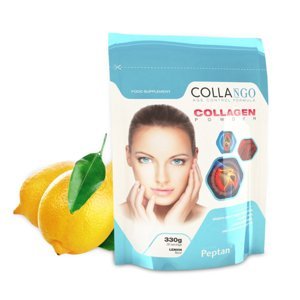 COLLANGO Collagen - hydrolyzovaný kolagen s vitamínem C a se zinkem příchuť citron 330 g