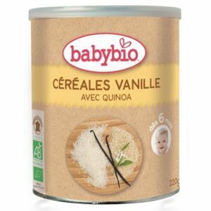BABYBIO Nemléčná rýžovoquinoová kaše s vanilkou 220 g
