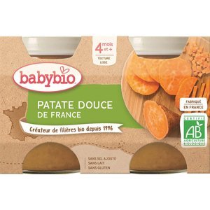BABYBIO Sladké brambory 2 x 130 g