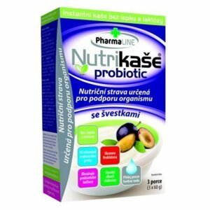 PHARMALINE Nutrikaše probiotic Se švestkami 3x60 g