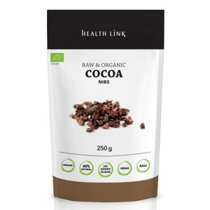 HEALTH LINK Nepražené kakaové boby drcené BIO 250 g