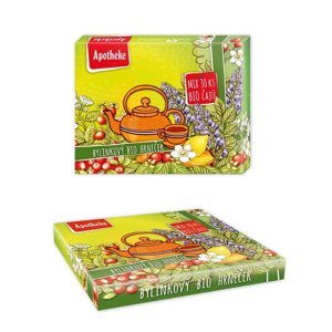 APOTHEKE Dárková kolekce čajů Bylinkový hrneček BIO 30 nálevových sáčků