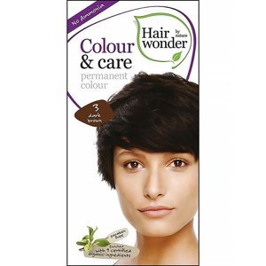 HAIRWONDER Dlouhotrvající barva na vlasy 3 Tmavě hnědá BIO 100 ml