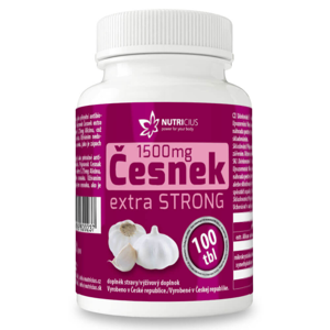 NUTRICIUS Česnek extra strong 1500 mg 100 tablet
