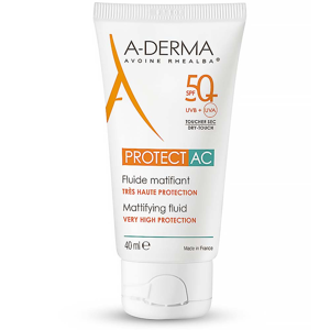 A-DERMA Protect AC Zmatňující fluid SPF 50+ 40 ml