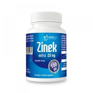 NUTRICIUS Zinek Extra 25 mg 100 tablet