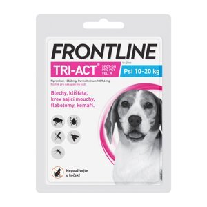 FRONTLINE Tri-Act Spot-on pro psy M (10-20 kg) 1x 2 ml