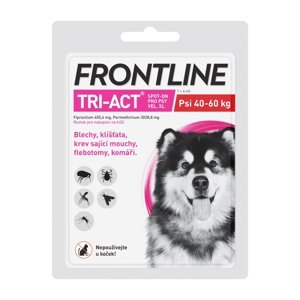 FRONTLINE Tri-Act Spot-on pro psy XL (40-60 kg) 1x 6 ml
