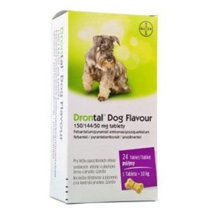 DRONTAL Dog Flavour 150/144/50 mg 24 tablet