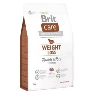 BRIT Care Dog Weight Loss Rabbit & Rice granule pro psy 3 kg
