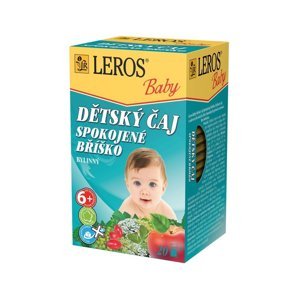 LEROS BABY Dětský čaj spokojené bříško 20 sáčků