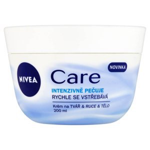 NIVEA Care Výživný krém na obličej, ruce i tělo 200 ml