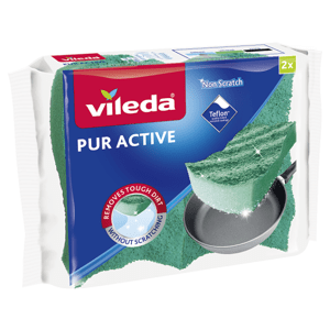 VILEDA Pur Active houbička Teflon 2 ks