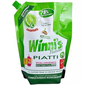 WINNI´S Piatti Lime Ecoricarica – hypoalergenní mycí prostředek na nádobí 1000 ml