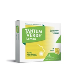 TANTUM VERDE Lemon pastilky 40x 3 mg