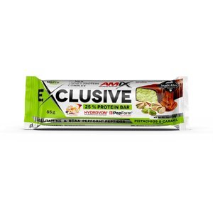 AMIX Exclusive protein bar pistácie a karamel 85 g