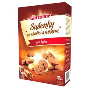 GLUTALINE Sušenky se skořicí a kakaem bez lepku 140 g
