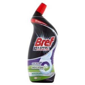 BREF Color Aktiv gel WC čistič Levandule 700 ml