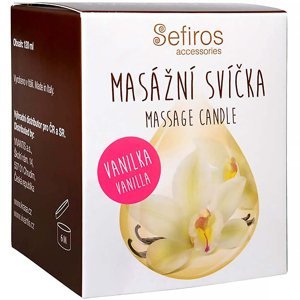 SEFIROS Masážní svíčka Vanilka 120 ml