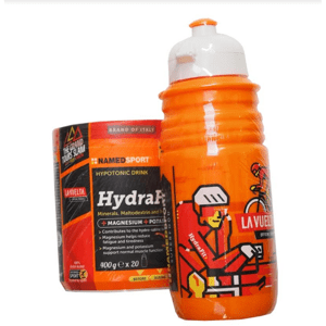 NAMEDSPORT Hydrafit příchuť červený pomeranč 400 g + láhev La Vuelta ZDARMA