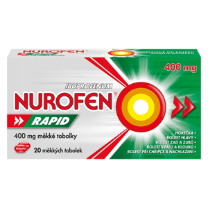 NUROFEN Rapid 400 mg 20 měkkých tobolek