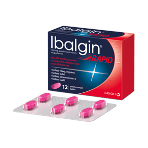 IBALGIN Rapid 400 mg 12 tablet