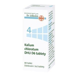 DR. SCHÜSSLERA Kalium chloratum DHU D6 No.4 80 tablet
