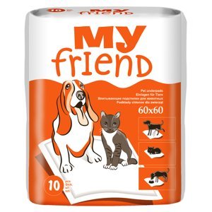 MY FRIEND Hygienické podložky pro domácí zvířata 60x60 cm 10 ks