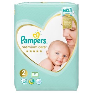 PAMPERS Premium care 2 MINI 4-8 kg  68 ks