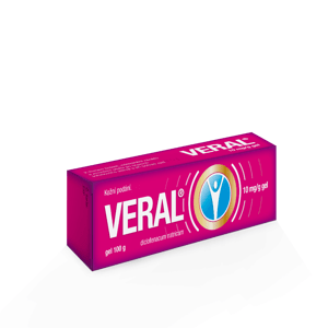 VERAL 10 mg/g gel 1x100g II
