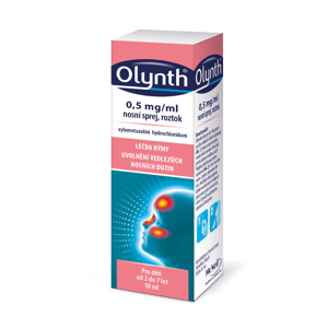 OLYNTH® 0,5 mg/ml nosní sprej, roztok pro děti od 2 let 10 ml