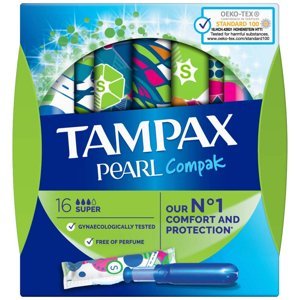 TAMPAX Pearl Compak Super tampony s aplikátorem 16